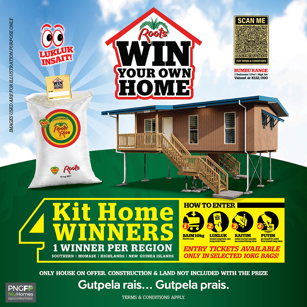 Win Your Own Home with Roots Rice